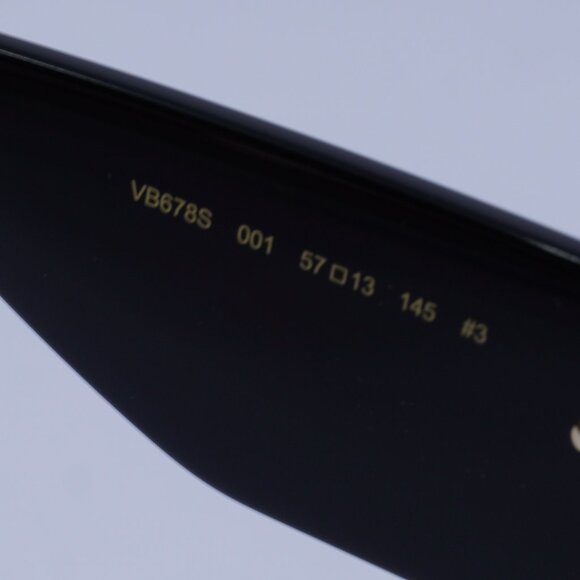 Victoria Beckham VB678S 001 Sunglasses Black Square Frame, Grey Lenses - Picture 7 of 9